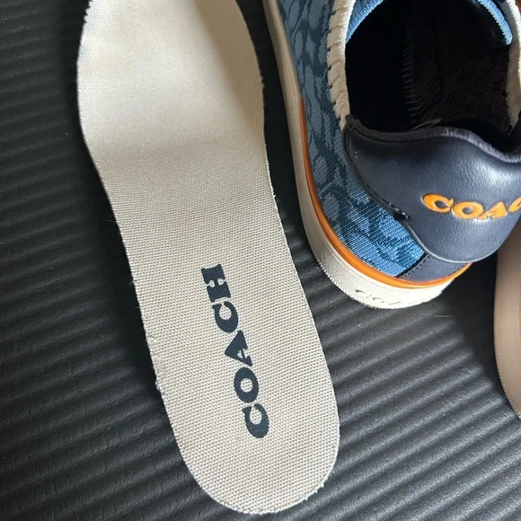 Coach lowline coated canvas sneakers US 9.5 - Picture 3 of 6